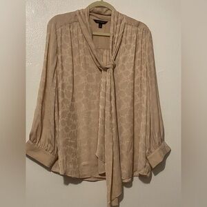 BANANA REPUBLIC Blouse size XL Pit to Pit 23, Gorgeous Neutral